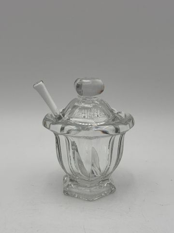 BACCARAT : moutardier en cristal