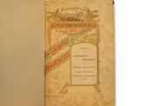 an open book with a picture of a city on the cover