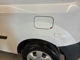 a picture of a white van parked in a garage