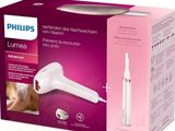 Emballage du masseur électrique pour les seins Philips Lumea dans une boîte rose