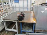 an image of a table with a blower on top of it