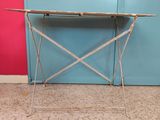 a small table that is sitting on the floor