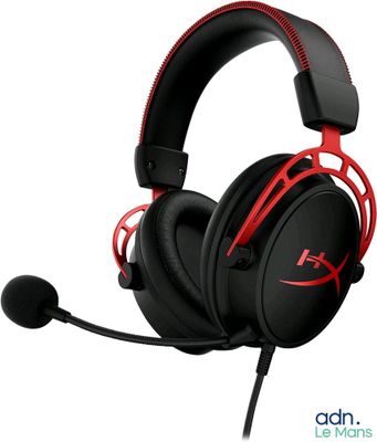 a close up of a gaming headset with a microphone