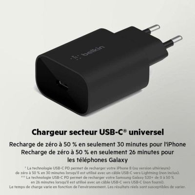 213 / Chargeur secteur - BELKIN - USB-C - 25 W - PD PP…