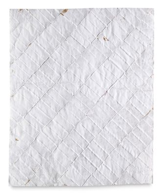 an image of a piece of white paper with a diamond pattern on it