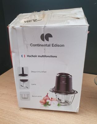 Hachoir bol en verre CONTINENTAL EDISON CEMH01, capacité bol…