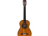 gros plan d'une guitare sur fond blanc
