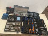 a table with a lot of tools on it