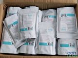 a box full of bags of coffee that are in it