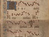 a close up of a book with a page of music written on it