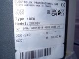 a label on the back of a machine that has a lightning bolt on it