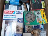 a box full of items that are sitting on the floor