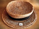 two hats that are sitting on top of each other