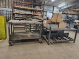 a lot of boxes on a table in a warehouse