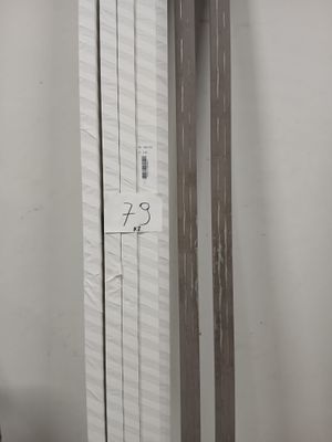 Lot de 20 baguettes décoratives coloris blanc et taupe effet…