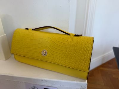 Pablo CHACON Pochette SAC Baguette , en aligator et agneau ,…
