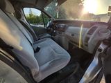 the interior of a car with the sun shining through the window