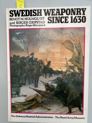 « L'armement suédois depuis 1650 », par Benger Grippstad, Musée de l'armée royale
