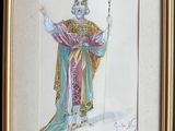 painting of a man dressed as a king holding a staff