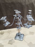 Paire de candélabres anglais en métal argenté à cinq lumière… (photo 5)