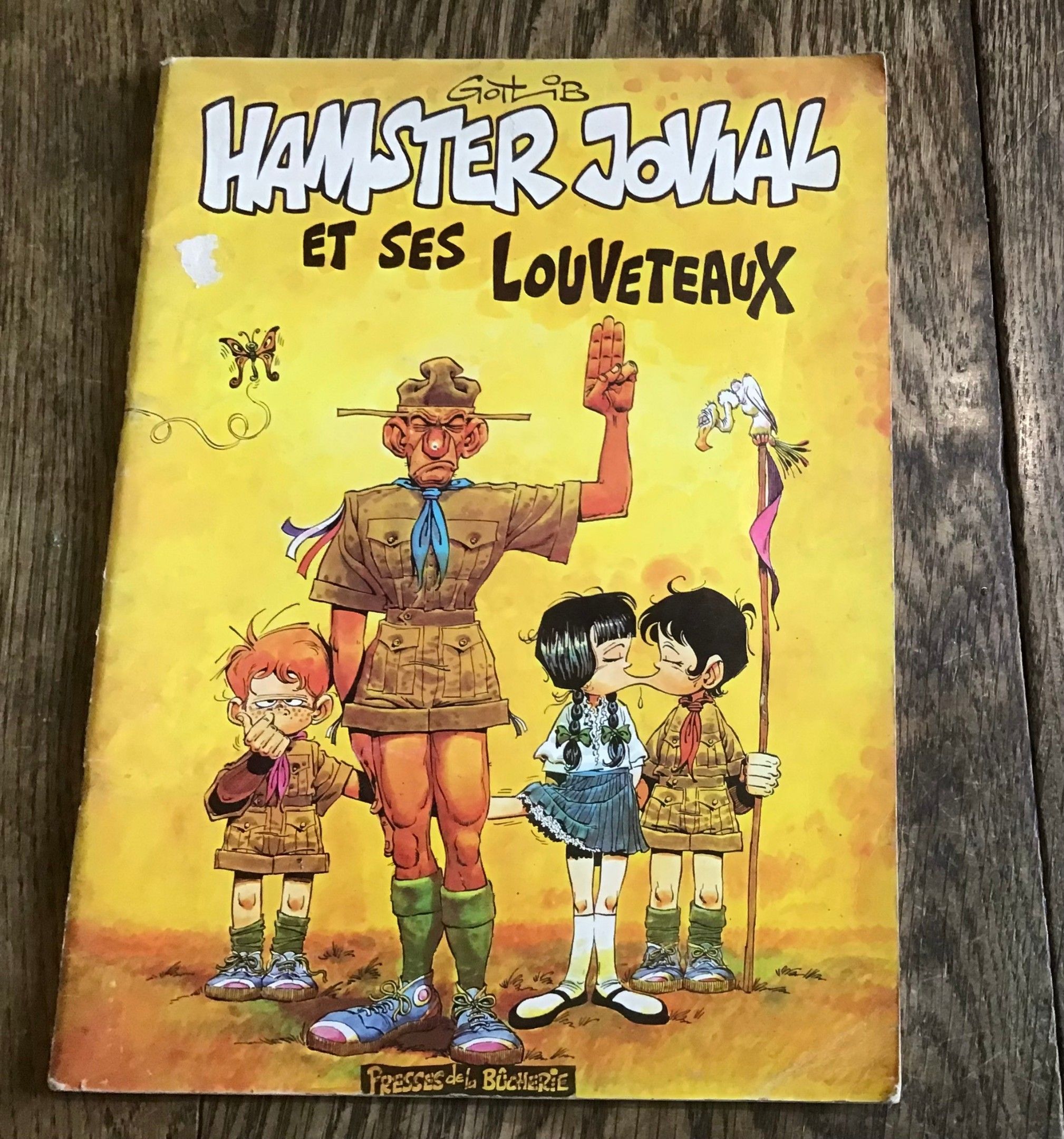 Gotlib Hamster Jovial et ses Louveteaux Éditions Presses de la Bûcherie Rare 1974 Bel état d’usage