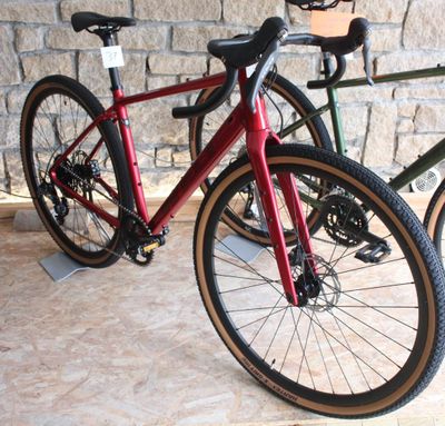 two bikes parked next to each other on the floor