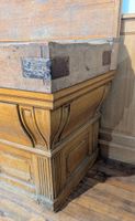 Important billot de boucher type "tombeau", en bois naturel … (photo 5)
