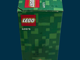 a box with a lego christmas tree inside of it