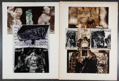 un livre ouvert sur lequel figurent plein d'images différentes