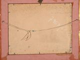 an image of a painting of a bird hanging on a rope