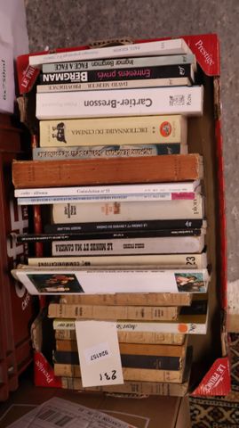Carton de livres sur le Cinéma
