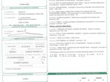 a close up of a document with a barcode on it
