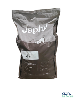 un sac de croquettes posé sur une table