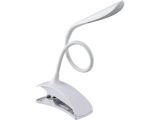 an image of a white desk lamp on a white background
