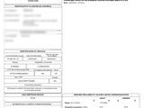 a document with a bar code on it and a bar code on it