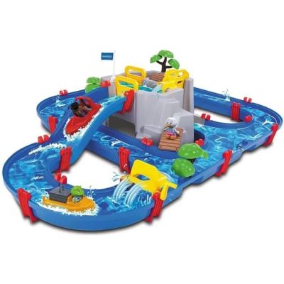 Set de jeu « Thomas le petit train » avec toboggans aquatiques et cascade