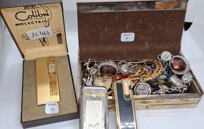 une boîte contenant de nombreux bijoux