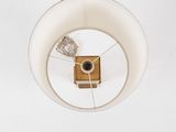 a light that is on in the ceiling of a room