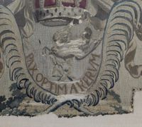 Ancienne garniture de siège, figurant une colombe avec brin … (photo 3)