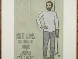 painting of a man with a beard and a white shirt