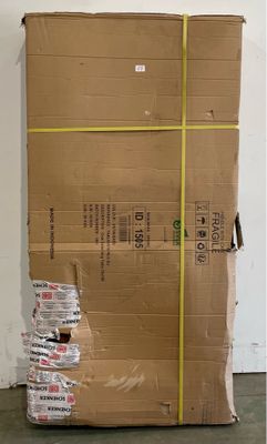 boxes stacked on top of each other in a warehouse