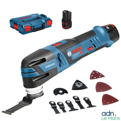 Ensemble d'outils multifonctions Bosch sur secteur avec outils et accessoires