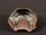 a small piece of pottery that is sitting on a table