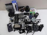 a lot of electronics and electronics on the table
