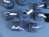 a lot of rings that are sitting on a table