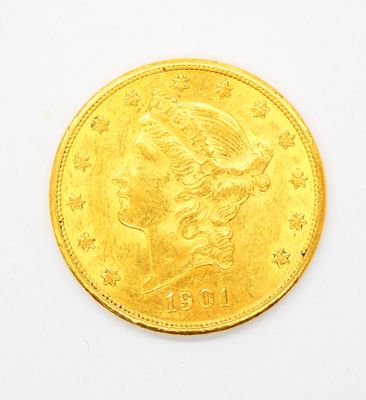 Pièce de 20 dollars or, Liberty Head, 1901. - Photo 1