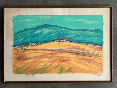 Antoine SERRA (1908-1995) Les Alpilles