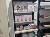 a display of cosmetics products in a store