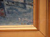 a picture of a painting on the wall of a building