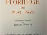 the cover of the book florilege du plat pays